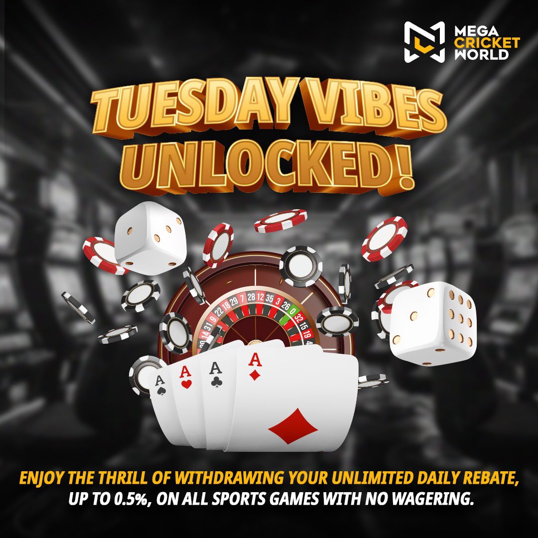 mcworldsocial's tweet image. Get Your Game On this Tuesday! Dive into the excitement with unlimited daily rebates up to 0.5% on all SPORTS games – wager-free! It's your time to shine! 💫

🔗 mcwlnk.co/u0b0

#TuesdayBonus #TuesdayVibes #WelcomeBonus #Rebate #Rebates #MidweekGaming #Rewards