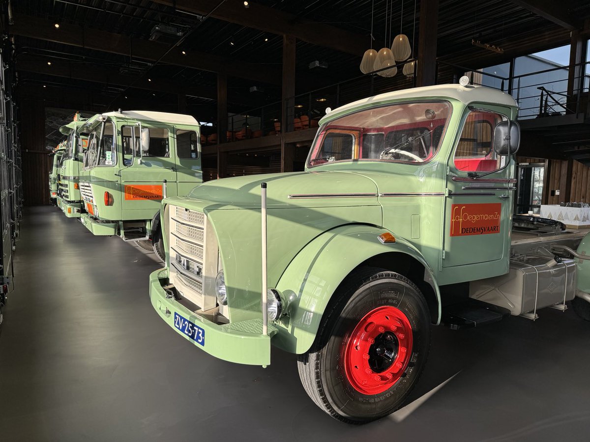 Tijdens mijn bezoek aan de gemeente Hardenberg genoten van de collectie van Oegema transport.