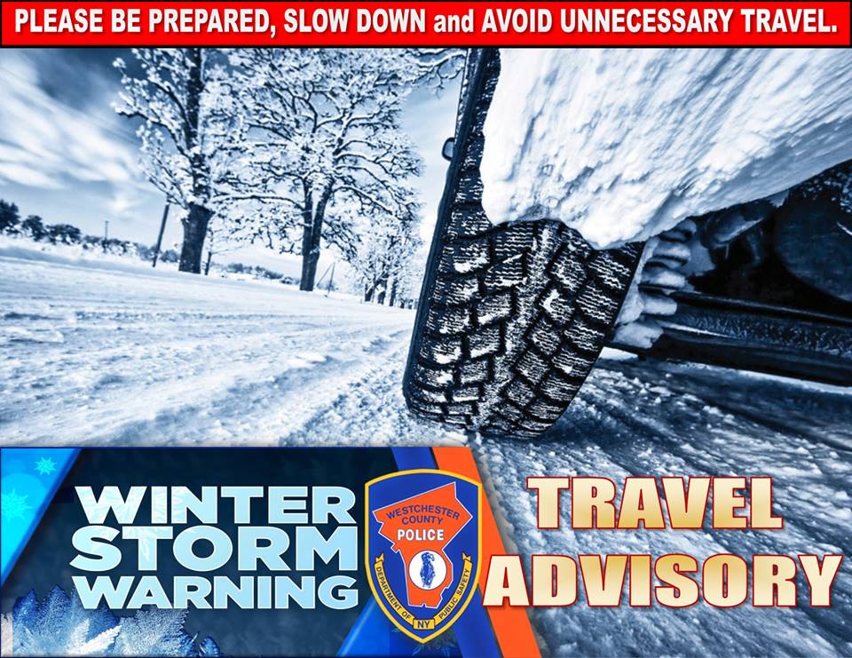 Driving conditions are expected to grow increasingly hazardous throughout the morning. Stay off the roads if you can. The WCPD has extra Patrol and Emergency Service officers on our parkways to respond to incidents and assist motorists as needed during the storm.