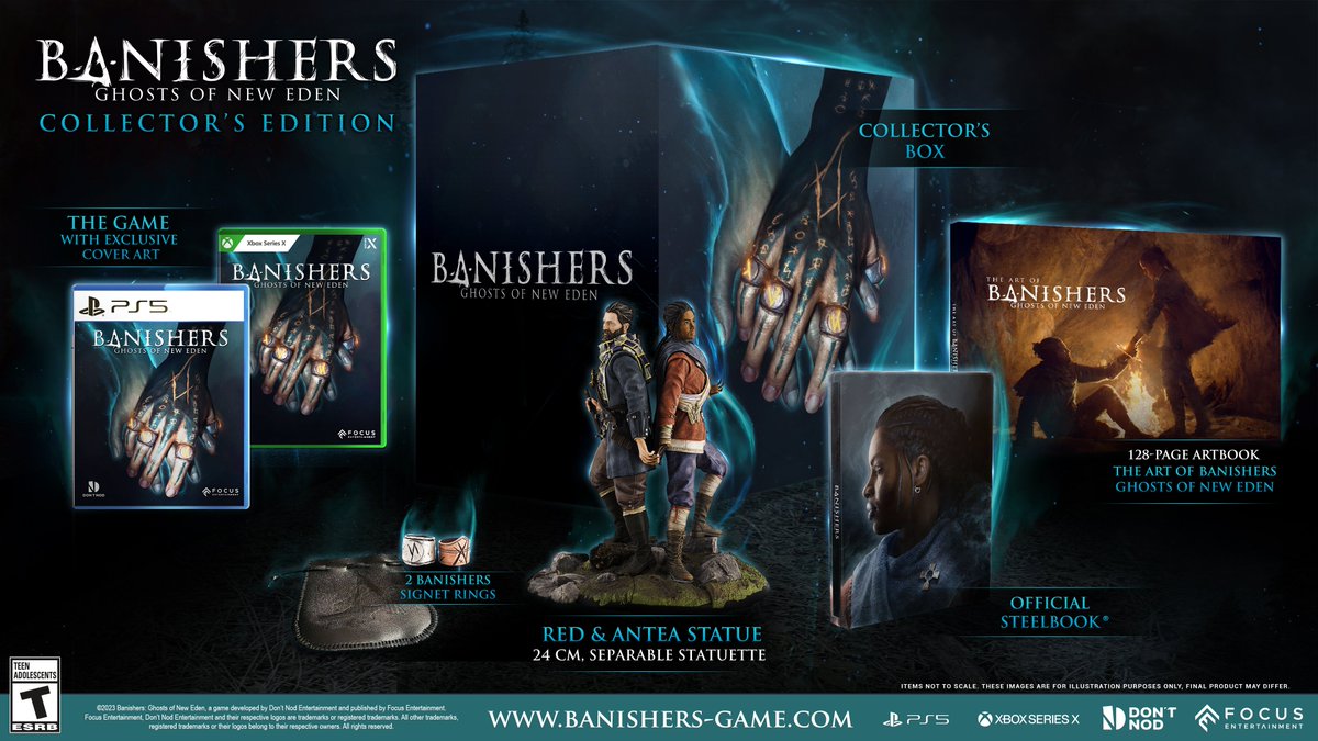MaxEnt_Retail's tweet photo. To celebrate the launch of BANISHERS: Ghosts of New Eden, we're giving away a copy of the Collector's Edition for PS5 and XSX!

To enter:

1⃣ RT this post
2⃣ Follow @maxent_retail
3⃣ Reply with your choice of platform!

T's &amp; C's below👇 https://t.co/0MSolzAHXA