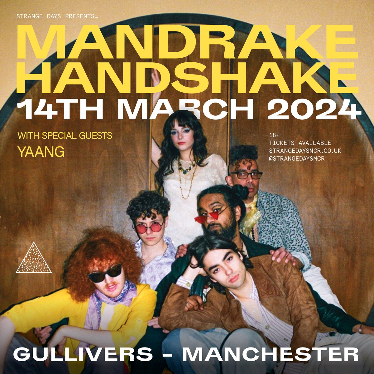 We’re thrilled to announce @___YAANG___ will be supporting @mdrakehshake at @Gulliversmcr 14th March. 🎫 on sale now