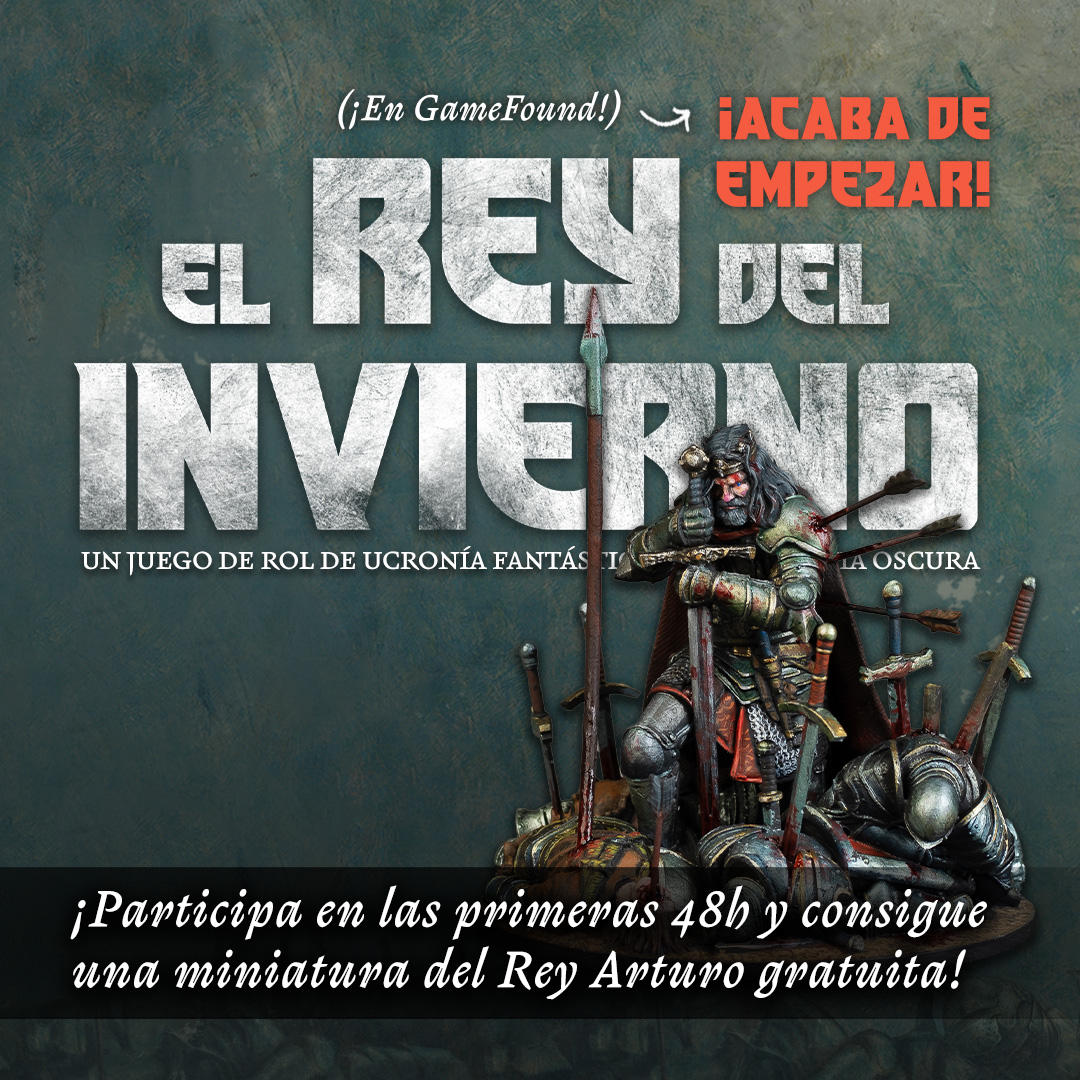❄️ ¡Es la hora de enfrentarse a #ElReyDelInvierno! ❄️  El mecenazgo en #Gamefound está en marcha, en inglés y en español. ¿Cómo de grande será el mundo de la Britania Oscura oprimido por el tirano Mordred? ¿Cuánta gente se alzará para plantarle cara? 
gamefound.com/es/projects/sh…