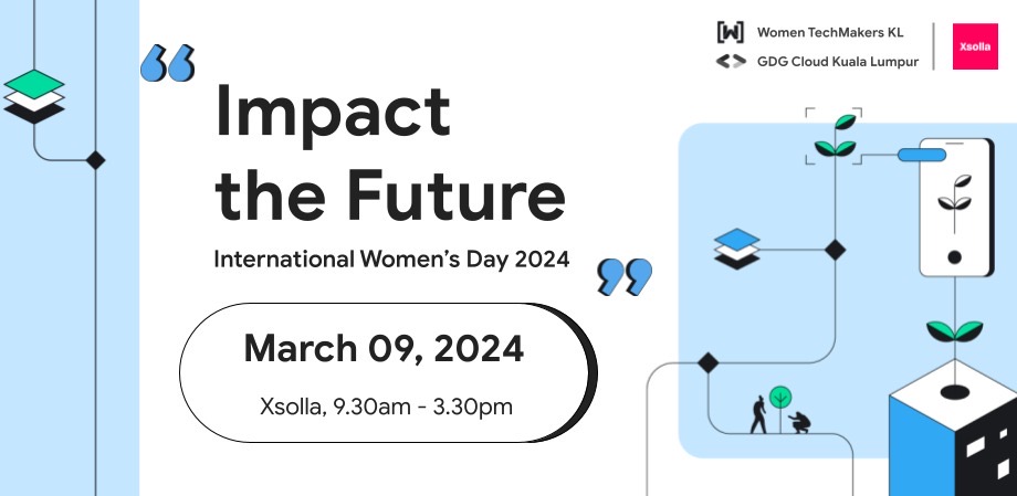 gdgcloudkl's tweet photo. Brace yourselves for an epic celebration of International Women's Day 2024 with Women Techmakers KL and GDG Cloud KL! 

Join us on
🗓️ Date: 9th March 2024 (Saturday)
🕰️ Time: 9.30 am - 3.30 pm
📍 Venue: Xsolla

https://t.co/c5hc28CgCT See you there 👋🏻 https://t.co/btn6lpqxPP