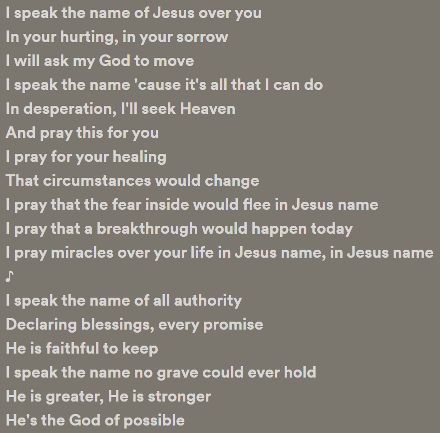 In this life, we all face battles that seem 'impossible' (in our own strength). Bring your cares and lift up one anothers' needs to Him, because He's the God of possible!

(Day 17) Verse: Luke 1:37 (ESV) For nothing will be impossible with God.

ow.ly/2iiQ50QAy0u