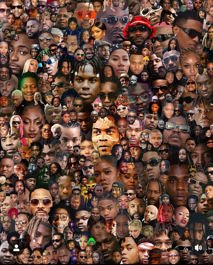 DAMIADENUGA's tweet photo. The Nigerian music industry in one picture 😍♥️ https://t.co/qfUhH87TPg
