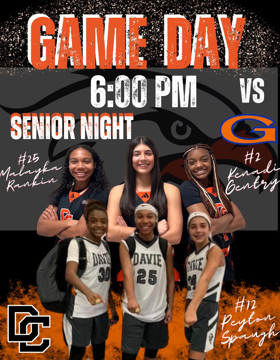 Come out and support the trio tonight at 6pm‼️ Davie basketball wouldn’t be what it is if it wasn’t for them buying in and instilling my vision 4 years ago to turn around a program🫶🏻