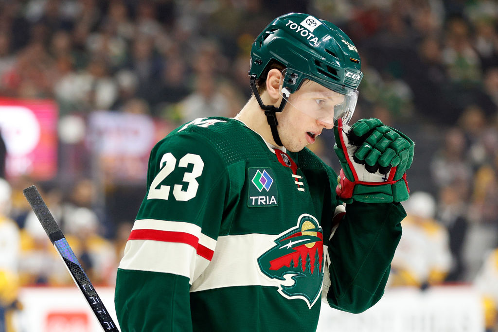 mnwildPR's tweet photo. The #mnwild is T-1st in the NHL this season with 63 points (18-45=63) scored by rookies.

Minnesota is averaging 0.50 rookie points scored per game, the best mark in the NHL. https://t.co/BcnjJshGER