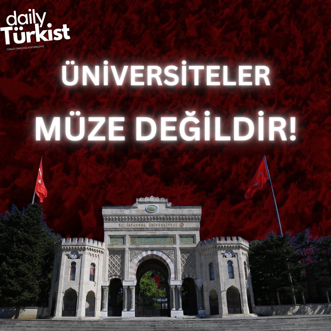 İstanbul Üniversitesi müze değildir!