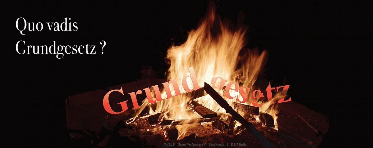 Vernichtung der Stele Artikel 20 GG zum 75. Geburtstag unseres Grundgesetzes

Berliner Gericht wird über Vernichtung von Grundgesetz-Holzstele entscheiden

📖 Hier unser Bericht zur Verhandlung 
deine-verfassung.de/akt12/Prozessb…

💥 💫 und seine erste Konsequenz 
deine-verfassung.de/akt12/Vergleic…