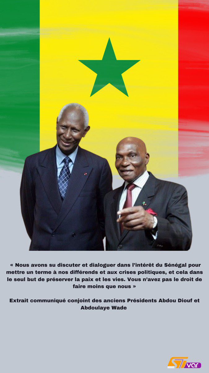 Nous vous appelons au dialogue.
Pour la préservation de la paix  et de la stabilité du Sénégal.
#senegal 
#FreeSenegal 
#OuiAuReport 
#OuiAuDialogueNational
