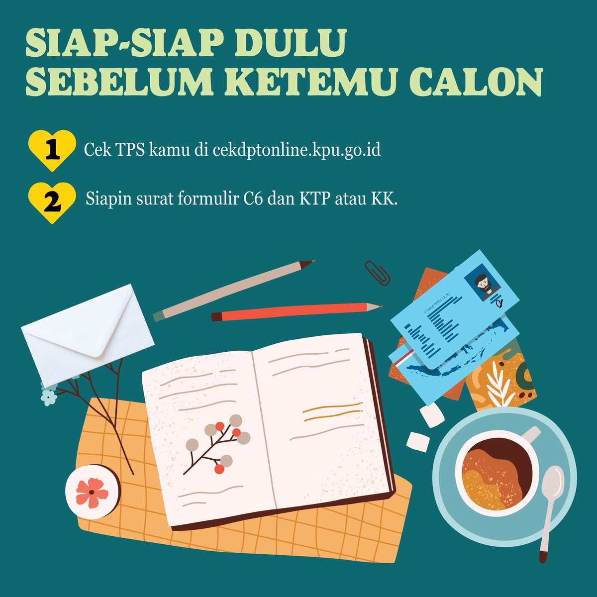 lanjut_id's tweet photo. Mari pilih calon sesuai hati nurani dengan cara yang sah dan sesuai etika!

#14Februari2024 #PemiluSerentak2024 #TutorialPemilu2024 https://t.co/ddUf17bKwW