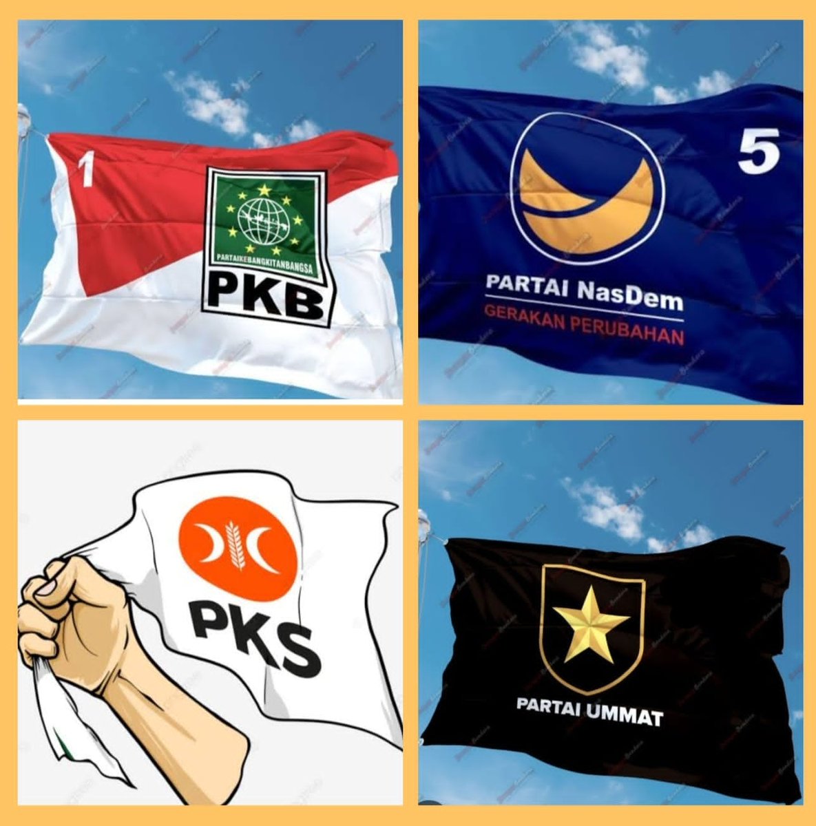 HisyamMochtar's tweet photo. Pastikan besok HANYA memilih caleg dari parpol koalisi perubahan ini...🙏 https://t.co/lrfRBLHuzI