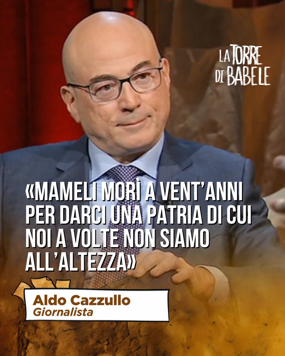 L'intervento di Aldo Cazzullo sul Risorgimento italiano. #risorgimento #mameli #aldocazzullo #LaTorrediBabele