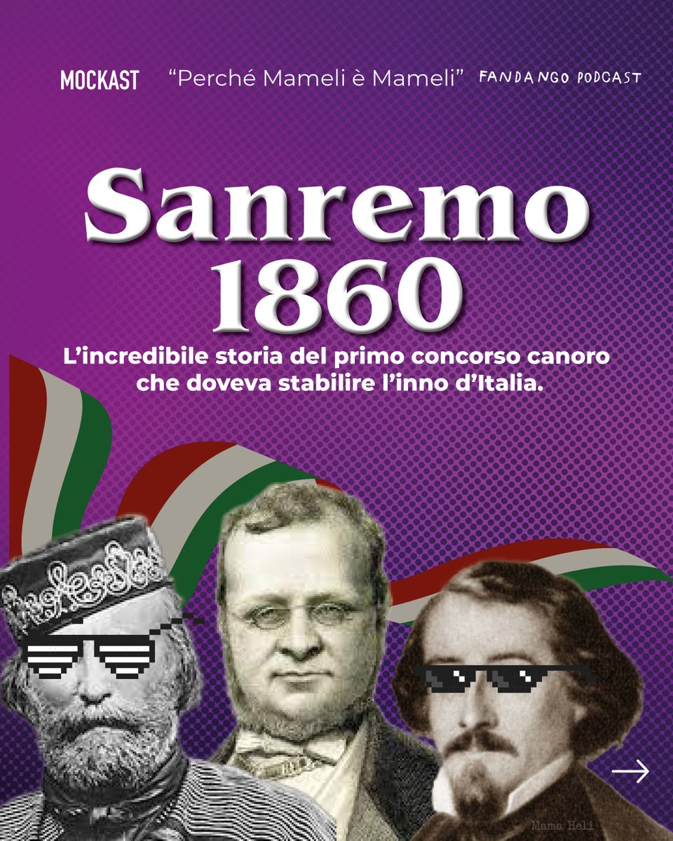🎶Perché Mameli è Mameli🎶

Il nuovo episodio di Mockast racconta l’incredibile storia del primo festival di Sanremo che avrebbe stabilirto l’inno d’Italia.
