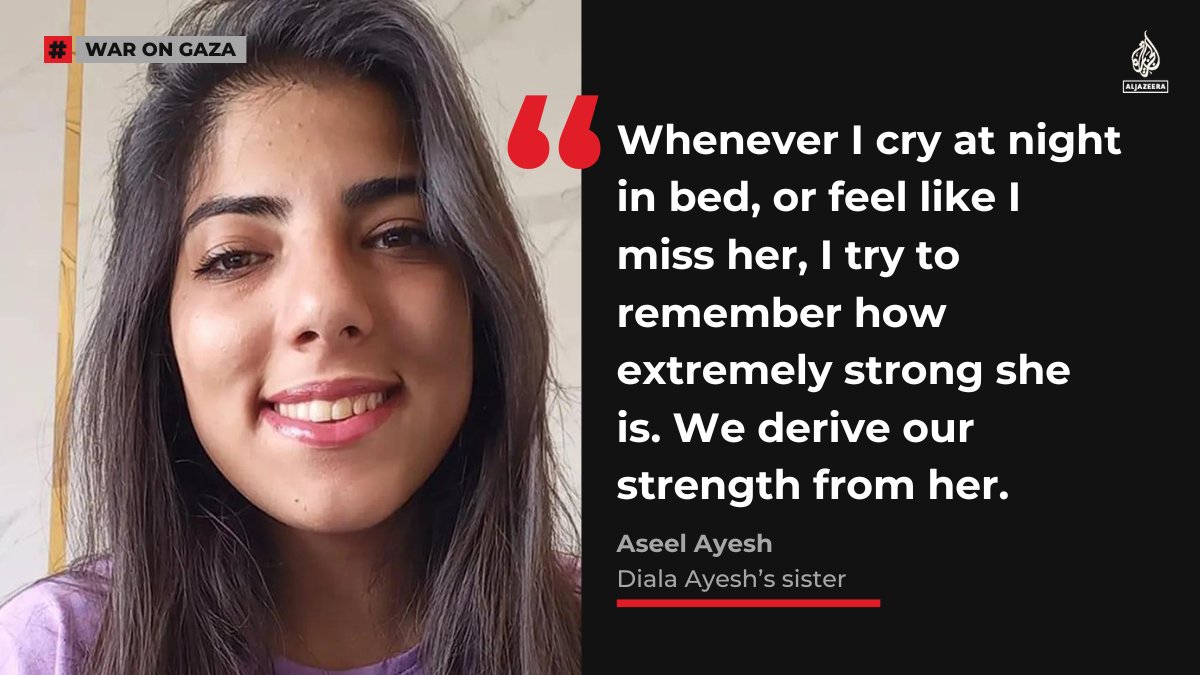 AJEnglish's tweet photo. Palestinian rights lawyer Diala Ayesh has been held in administrative detention by Israel without trial or charge since January 17.

🔗: https://t.co/zBj78AGfSE https://t.co/Q1StTL5tBq