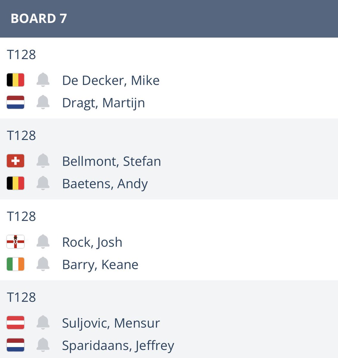 Players Championship 2 Board 7 3rd Game On Starts at 13:00 GMT Catch the scores on DartConnect TV🎯 *Selected games will be streamed on PDCTV* #TeamRocky @OfficialPDC @MissionDarts @ScottRBSLtd @philipmcburney @SKFlooring2