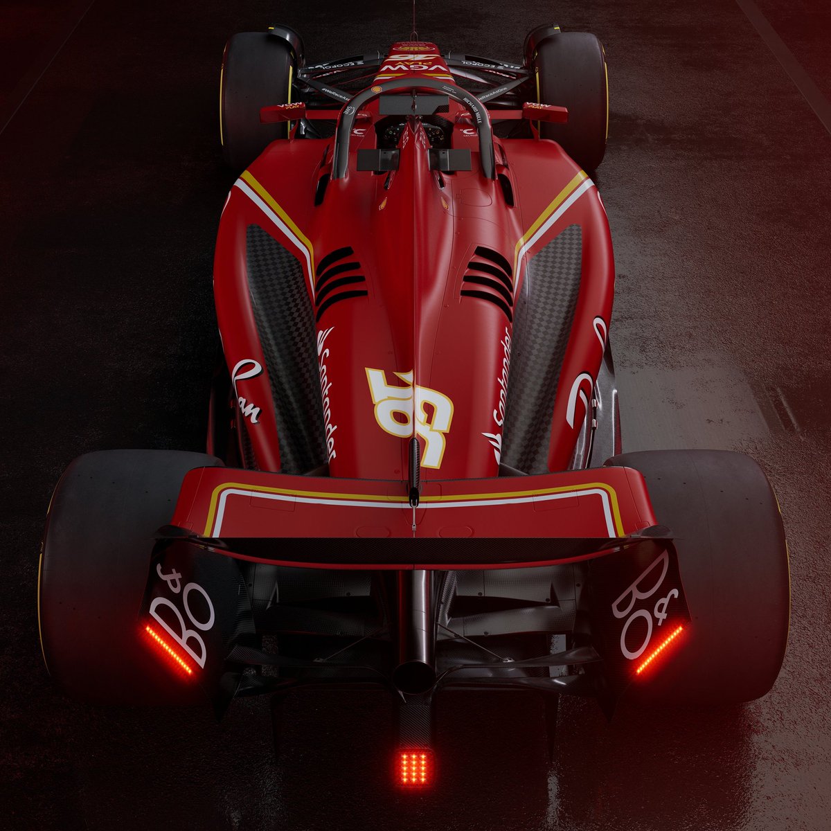 tonisokolov1011's tweet photo. Another angle of the new Ferrari SF-24 vs SF-23 from last year. We can see new "shoulders", completely different philosophy in every area.

#F1 #Ferrari https://t.co/WUf5lN3197