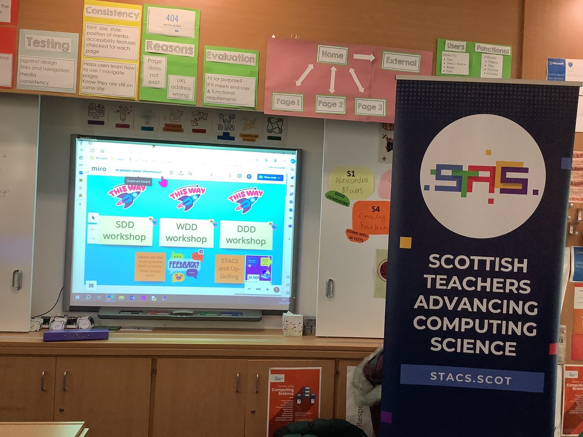 FHSComputing's tweet image. Our second workshop from @stacshq allowing us to explore the fantastic resources available on Databases and Web. So many great resources and advice shared across all our courses N5, Higher and Advanced Higher.
Thank you so much 😍
#BestInsetDayEver #chooseComputingScience