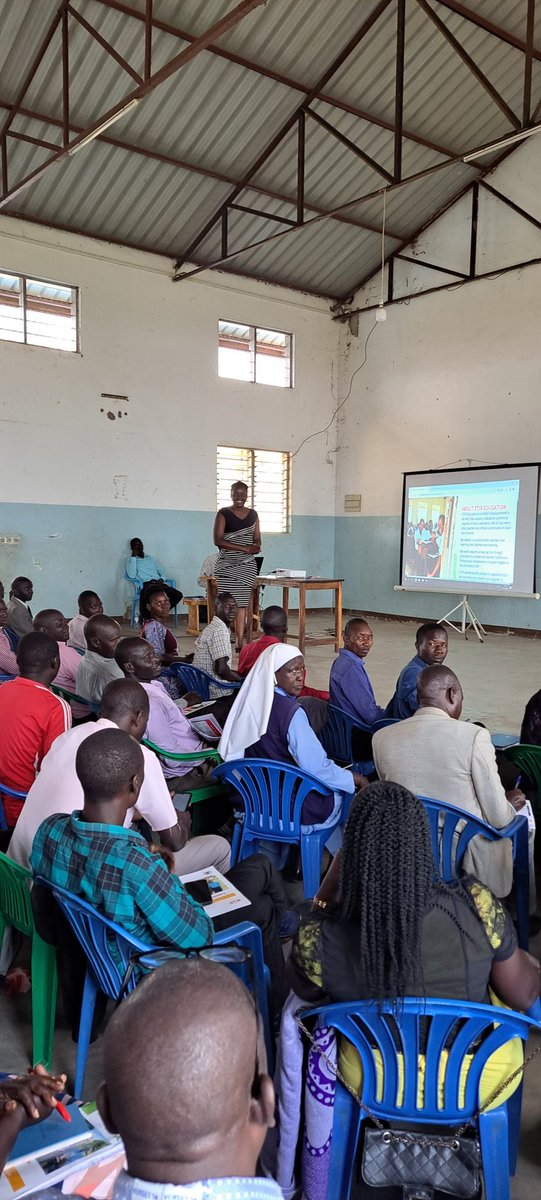 Taking the Headteachers and key stakeholders in Omoro District through the <a href="/STIReducation/">STiR Education</a> Theory of Change. The children are at the center of the TOC therefore, it's very important to let different stakeholders know that they are part of the process.
