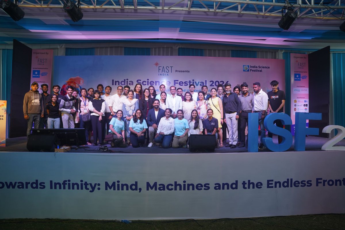 Still reflecting on the immense effort behind India Science Fest! From sleepless nights to facing challenges, it's a testament to dedication &amp; persistence. It takes months of work by dedicated individuals to pull off #IndiaScienceFest. Thank you to everyone who made it possible!
