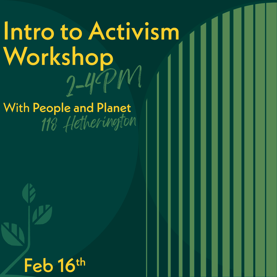 ✨ We're excited to be hosting a workshop on an 'Introduction to Activism' this Friday at Glasgow University! ✊ Join us to find out how to build powerful campaigns on campus 📍118 Hetherington 📅 2-4pm, Friday 16th February 🎟️ Register now to join 👇 eventbrite.co.uk/e/intro-to-act…