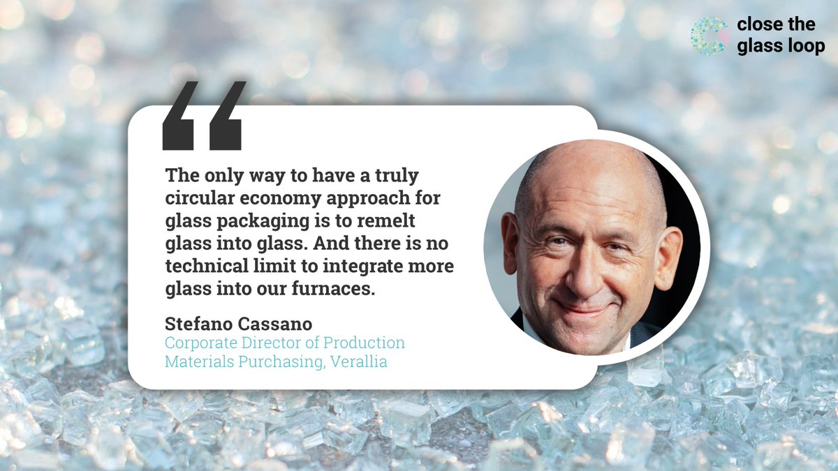 Stefano Cassano, the Corporate Director of Production Materials Purchasing at <a href="/verallianews/">Verallia</a>, shared insights into the cullet integration process at Verallia in the latest #90MinutesCGL episode. 🥂

Can we avoid losses from collection to recycling? 👉 lnkd.in/e-RnFH-d 📺