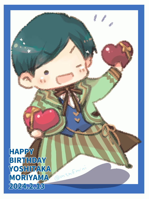 mtmfmini's tweet photo. #森山由孝生誕祭2024 
（・ワ・）オレの　たんじょうびは　バレンタイン　ぜんじつ・・・！　ざんねんって　いうなよ https://t.co/QcjUsFDuk7