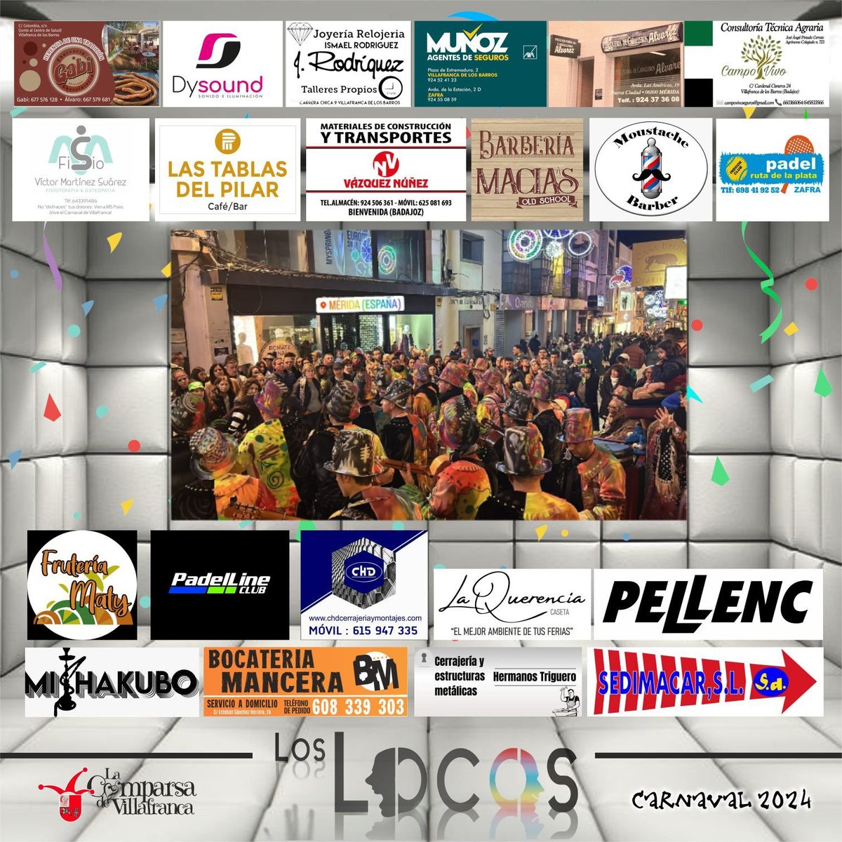 LA COMPARSA DE VILLAFRANCA tweet media