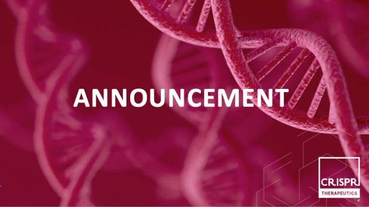 #Breaking: The European Commission approves CRISPR/Cas9 gene-edited treatment, co-developed with Vertex Pharmaceuticals, for #SickleCellDisease and #BetaThalassemia for the European Union. Learn more: bit.ly/3IifYkR