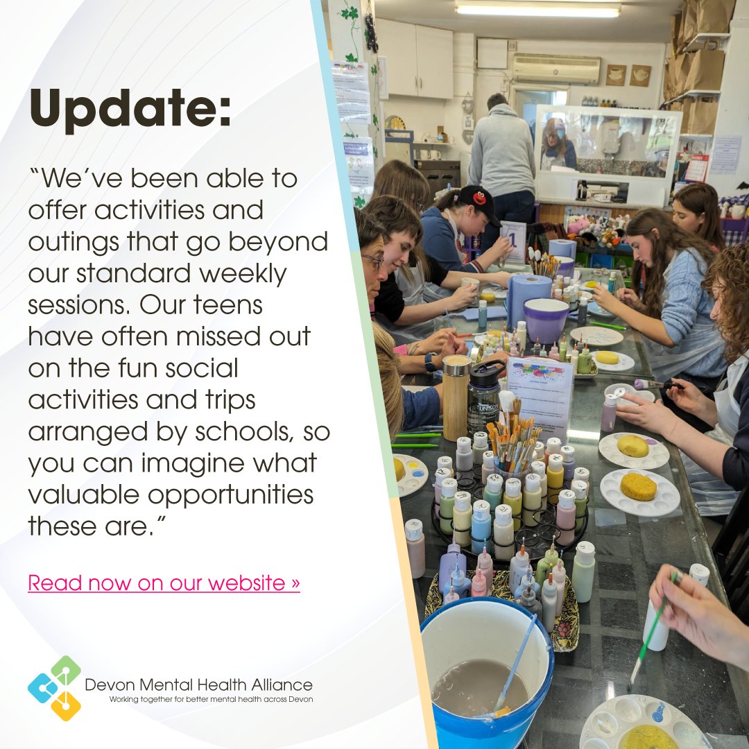 Barnstaple-based CIC WayMakers has provided an update on how a grant from our Innovation Fund has helped them to reach more young people in need of support with their wellbeing.

Check out the update here: loom.ly/y16RPkQ