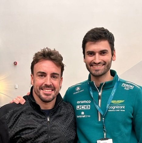 Mi 1a vez con el Boss 💚  #NewProfilePic #magicalonso #nano #AstonMartin