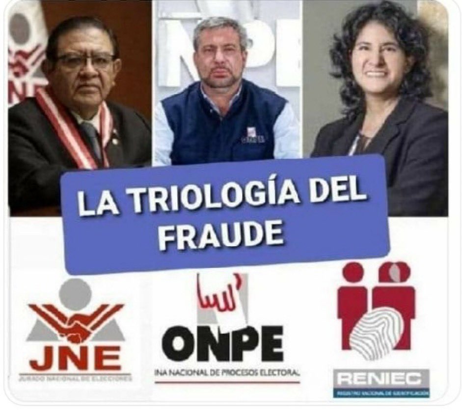 elvictoriano3's tweet photo. Esta es una historia de la vida real

Una comadre que vive en Lima fue a pedir su duplicado de DNI unos  meses después de las elecciones del 2021. Le preguntaron si “seguía viviendo en Cajamarca”. Ella respondió , que nunca había vivido en Cajamarca.

La empleada de Reniec le respondió “su ultimo DNI fue emitido en Cajamarca, usted votó en Cajamarca”

Mi comadre dijo “ voté en Lima, toda mi vida he votado en Lima”

La empleada del Reniec miró la pantalla, buscó información y concluyó “esto es fraude” y se levantó a hablar con su superiora

Regresó hablando de la emisión del nuevo DNI sin querer volver a querer hablar del DNI emitido en Cajamarca