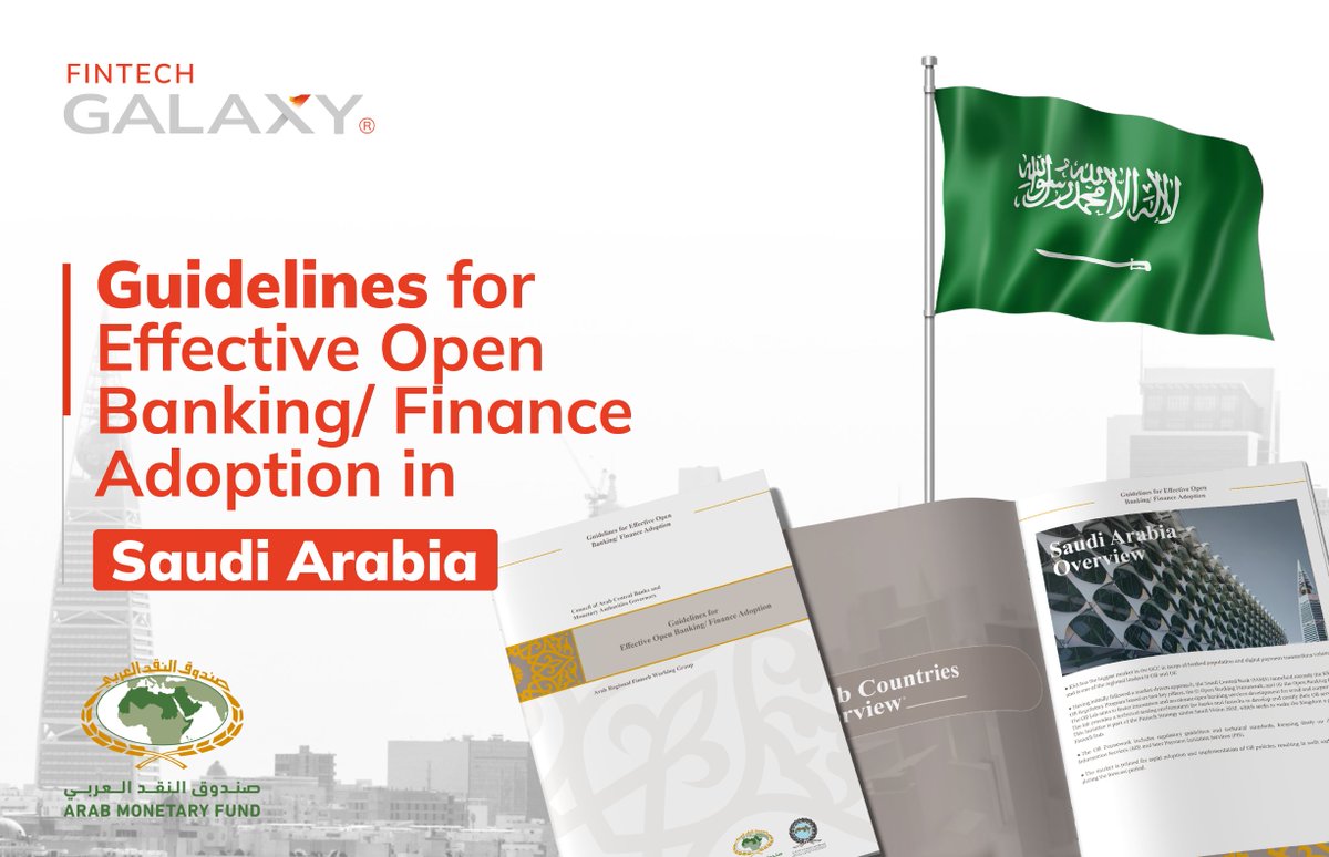 FintechGalaxy's tweet photo. Check out the new article from the series based on the comprehensive #report: 'Strategies for Open Banking/ Finance: A Step-by-Step Approach', crafted by the Arab Monetary Fund, in collaboration with @FintechGalaxy. Today in the spotlight is #SaudiArabia: https://t.co/quxmQNStxP https://t.co/Kt2vpAS3Ry