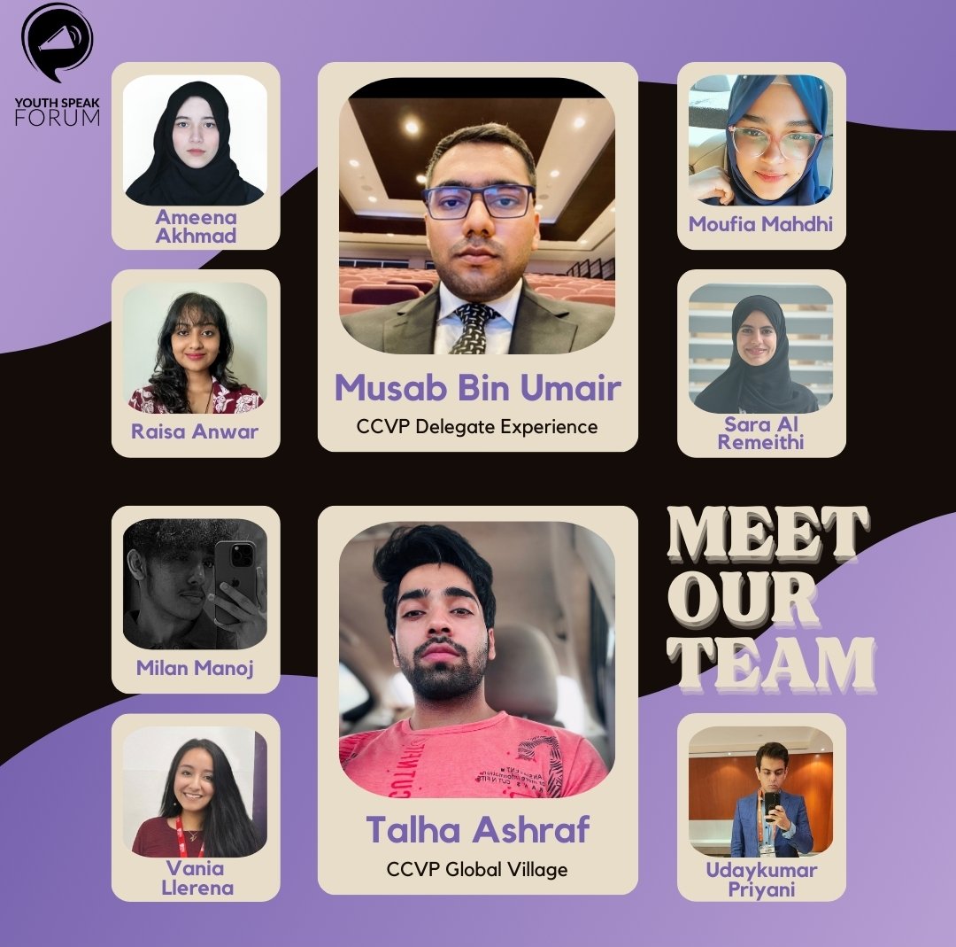 aiesecinuae's tweet photo. Excited to introduce the powerhouse team behind the YouthSpeak Forum Dubai! 🌟 From empowering youth voices to fostering impactful connections, we're ready to make a difference together. https://t.co/GheUS7yPqt