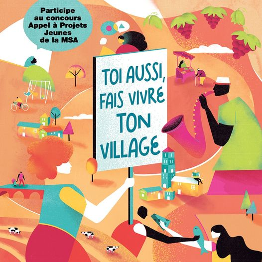 msa_actu's tweet photo. Etre jeune et acteur de son territoire, c'est la chance que donne la #MSA avec son dispositif de l'appel à projets jeunes qui favorise la prise de responsabilité des jeunes et leur participation à l’évolution des #TerritoiresRuraux.​
🏆Soutenez votre projet favori pour le concours #APJ2024 des internautes. C'est jusqu'au 21 février https://t.co/yLSDh5RmAL