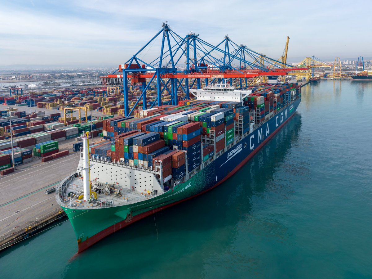 🔴 𝗖𝗠𝗔 𝗖𝗚𝗠 𝗚𝗿𝗲𝗲𝗻𝗹𝗮𝗻𝗱 𝗲𝗻 𝗻𝘂𝗲𝘀𝘁𝗿𝗼 𝘁𝗲𝗿𝗺𝗶𝗻𝗮𝗹 𝗱𝗲 𝗩𝗮𝗹𝗲𝗻𝗰𝗶𝗮

➖ Una operativa de más de 4000 movimientos en aproximadamente 7 jornadas.

📸 Pilot Harbour