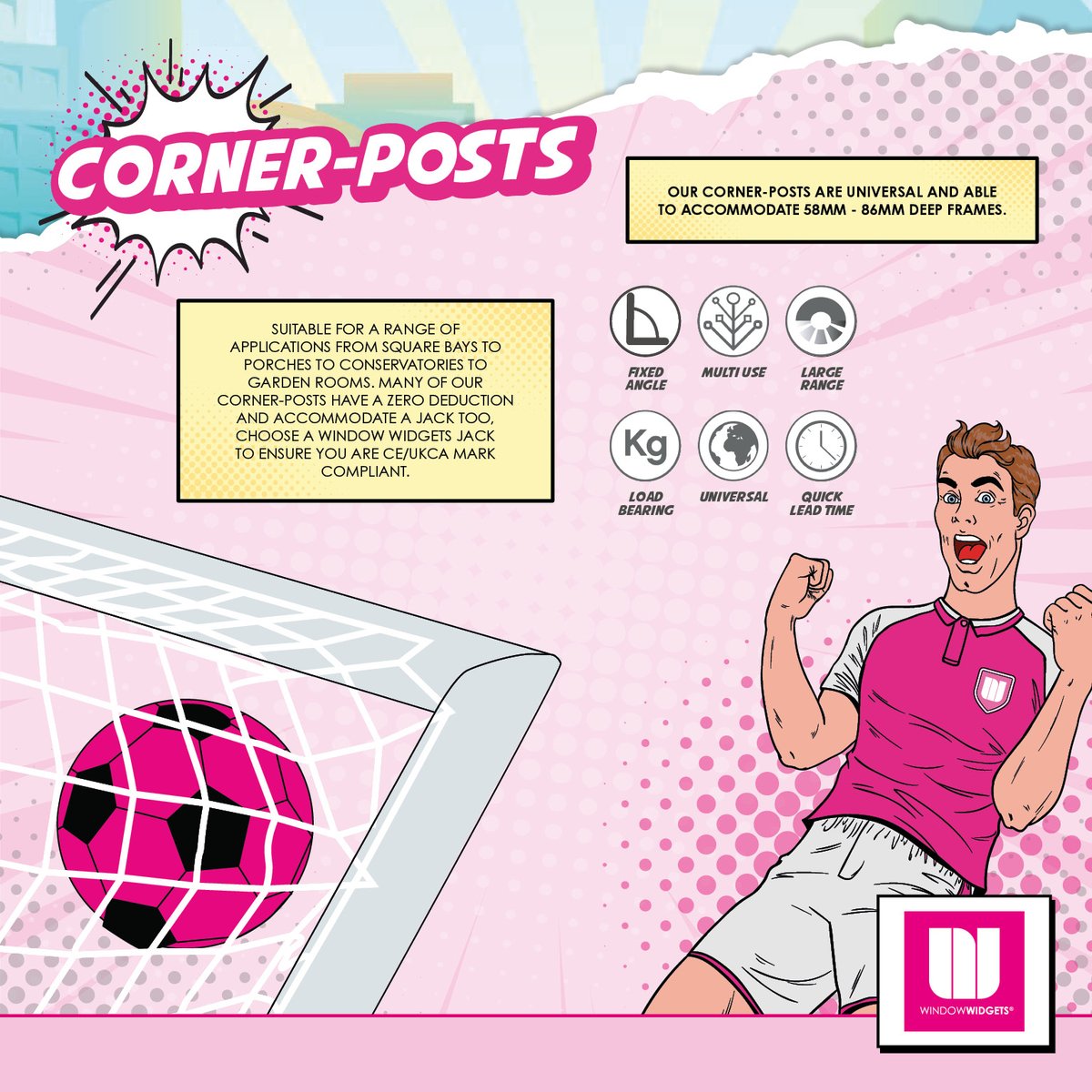 Windowwidgets's tweet photo. 💓 Shoot your shot! 😉 Love might be around the corner 😇

Our Corner-posts are universal and able to accommodate 58mm - 86mm deep frames 💪

https://t.co/V5XOQdiaw5 

#windowwidgets #windowanddoors #windowinstallers #windowfabricators #windowancillaries #trustpink #cornerposts https://t.co/CcS3TpYSSn