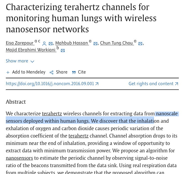 CorinneNokel's tweet photo. Wireless NanoSensor Network (WNSN) for monitoring human lung
#GrapheneNanosensors
#GrapheneNanoantennas
#WirelessNanoSensorNetwork
#WirelessBodyAreaNetwork
https://t.co/aDaFZmlf0E https://t.co/TTFeuDA0n4