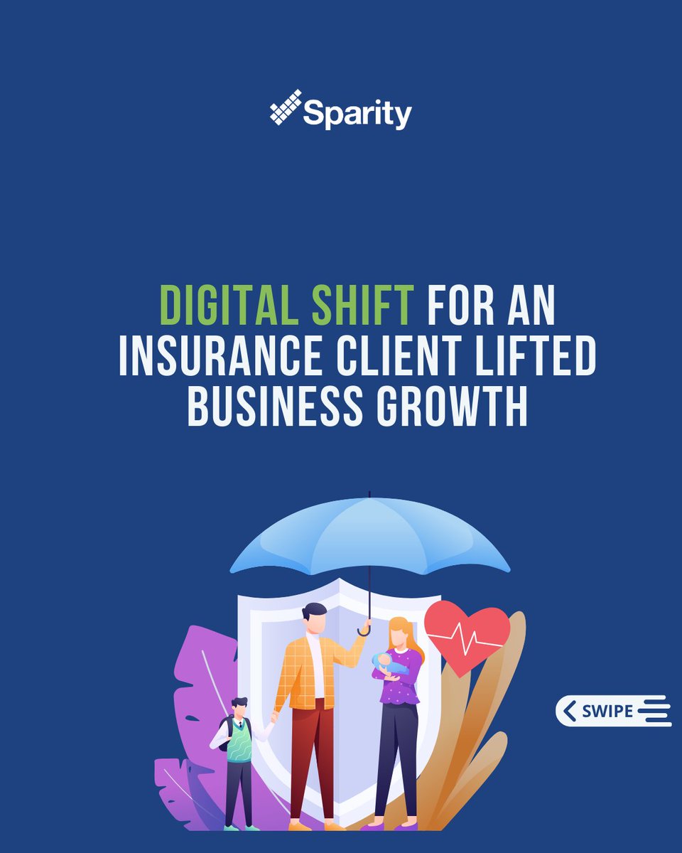 sparity's tweet image. Dive into our latest case study and witness the power of #digitaltransformation in the #insurancesector! With #Sparity&apos;s innovative solutions, we&apos;re reshaping customer support, policy management, and claims processing. 
sparity.com/case-studies/d…