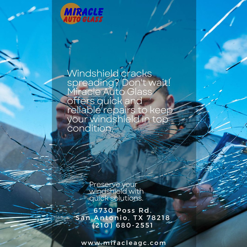 GlassMiracle's tweet image. Windshield cracks spreading? Don&apos;t wait! Miracle Auto Glass offers quick and reliable repairs to keep your windshield in top condition. Preserve your windshield with quick solutions. #PreserveWindshield #QuickRepairs rfr.bz/t9jg3st