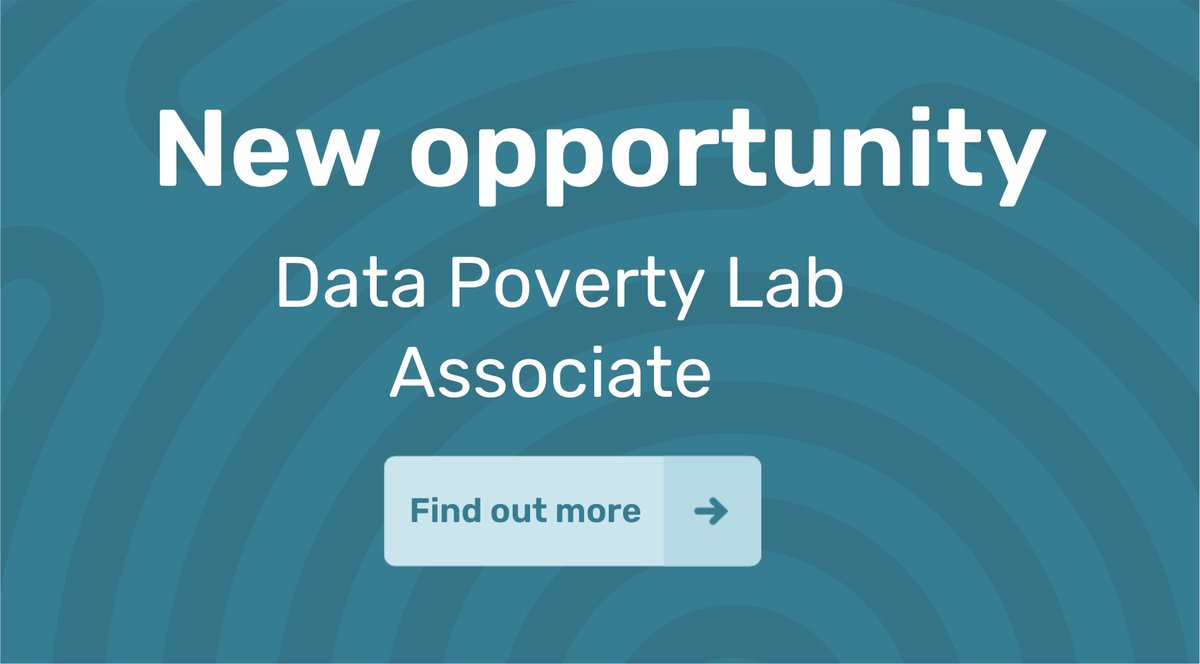 GoodThingsFdn's tweet image. 🔎Data Poverty Lab is our advocacy and research project with @Nominet eradicating #DataPoverty. 

You’ll drive forward change to end data poverty in the UK. 

Read our Terms of Ref and submit your interest▶️ bit.ly/485RTrM