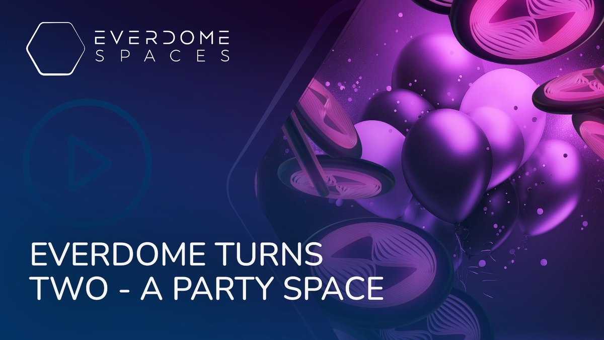 humainweb3's tweet photo. Everdome’s 2nd birthday Space is still open - so dive &amp; see past highlights &amp; hints on our future.🎁

Snap your avatar in the Space - share it &amp; tag us.

Tomorrow we pick the 3 best for $50 USDT bonus rewards.🏆

Jump in 👉 https://t.co/ZhSwsZVZND

#EverdomeTurns2 https://t.co/nzVLJS1VTI