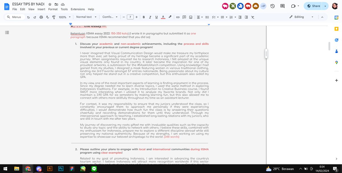 my dudes... it is midnight before election day and there are 27+ of you actively opening my essay document... gws IISMA 2024 fighters