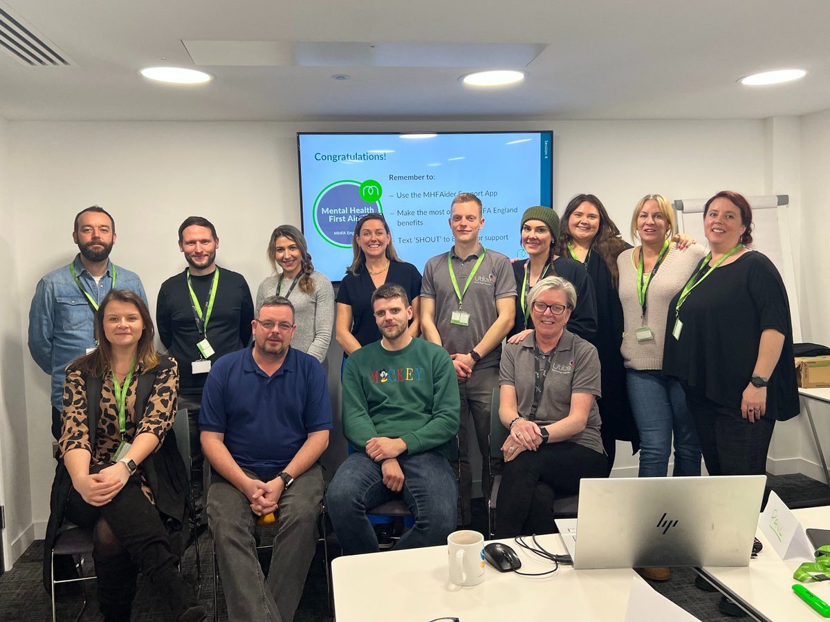 Congratulations to our group of 12 who are now fully certified Mental Health First Aiders, ready to make a positive impact in our workplace after completing 2-day Mental Health First Aid course. #MHFA #MentalHealthAwareness #Empowerment #Support #WorkingTogether #TeamSpirit