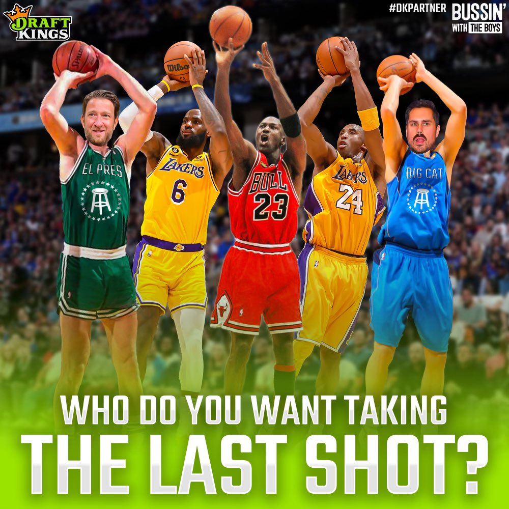 _willcompton's tweet photo. Game on the line 

Who do you want taking the last shot for your team? 

#DKPartner https://t.co/bZN0rllG32