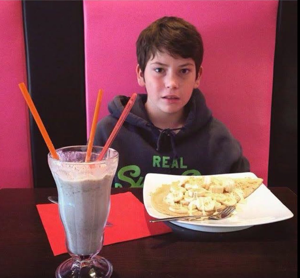 Samuel adored his pancakes. The sweeter the better. It’s often these cute memories that hurt the most 💜🥞 #PancakeDay #SuicidePrevention #childloss #grief