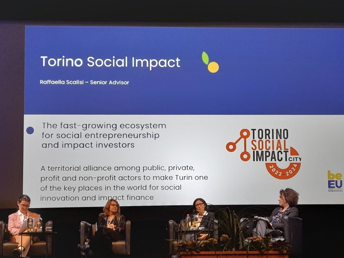 Torino Social Impact (@tosocialimpact) on Twitter photo TSI takes center stage in Liège!
Excited to be part of the European Social Economy Conference, where <a href="/rscalisi/">Raffaella Scalisi</a> shared insights on "Integration of the social economy: a political strategy for the future" πͺπΊ
#eu2024be #TSIecosystem
πbit.ly/3HUqC0V TSI takes center stage in LiΓ¨ge!
Excited to be part of the European Social Economy Conference, where <a href="/rscalisi/">Raffaella Scalisi</a> shared insights on "Integration of the social economy: a political strategy for the future" πͺπΊ
#eu2024be #TSIecosystem
πbit.ly/3HUqC0V