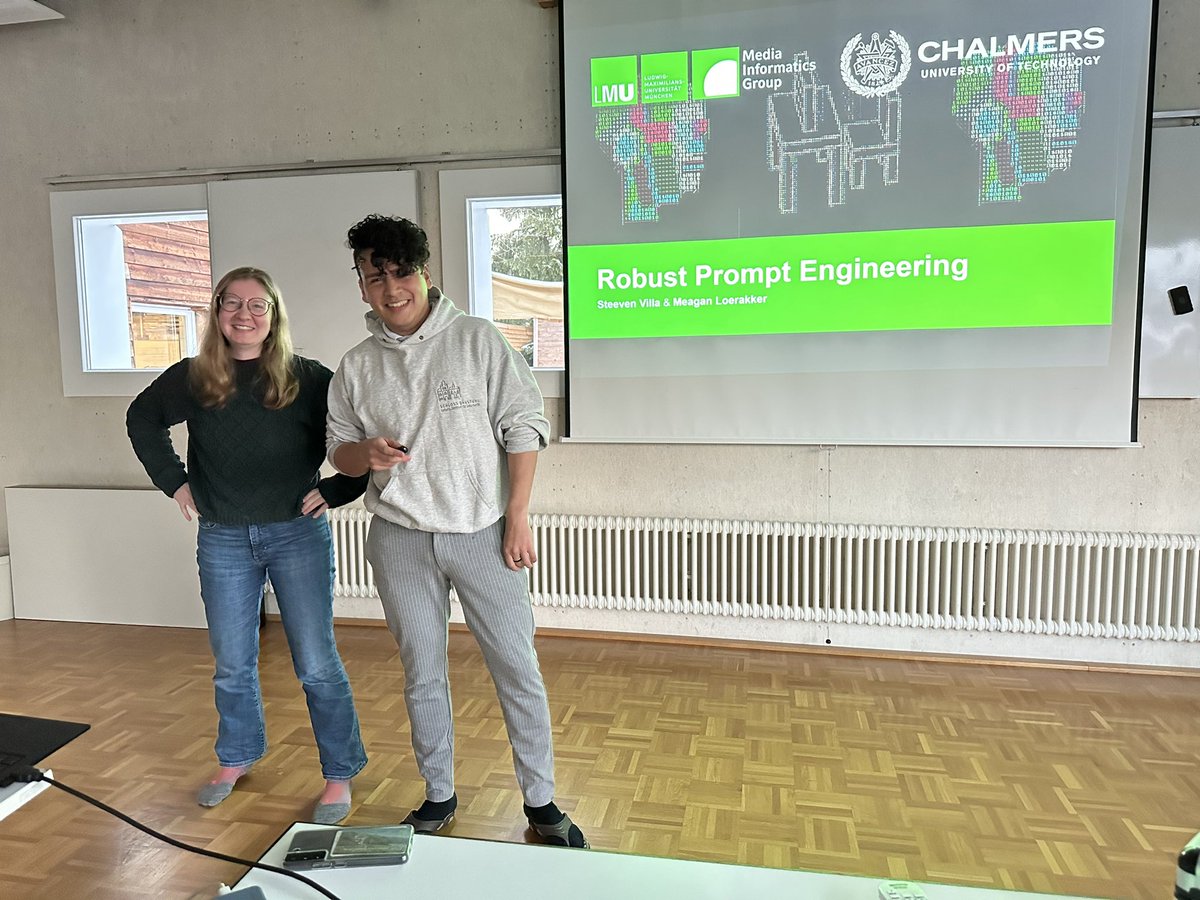 albrechtschmidt's tweet photo. Steeven Villa and Meagan Loerakker run a Tutorial with us: Embeddings &amp; Prompt Engineering – hcilab Winterschool 2024 @steevenvs https://t.co/YNxYGjMDgX