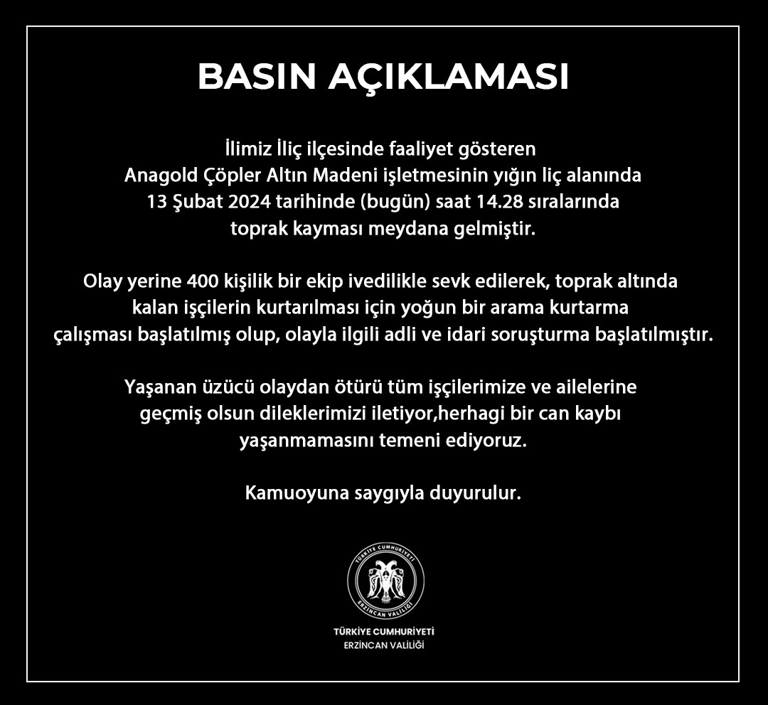 OnderAlgedik's tweet photo. Trajedinin kronolojisi

22 Haziran 2022: ...tesisin çalışmasına İZİN VERİLMEYECEK.

16.Ağustos 2023: ... ÇED Gerekli Değil kararı

13 Şubat 2024:...  toprak kayması meydana geldi.

13 Şubat 2024: akan malzemenin (zehirli karışım) Fırat nehrine akması engellenmesi amacıyla... https://t.co/BfME2E1DDR