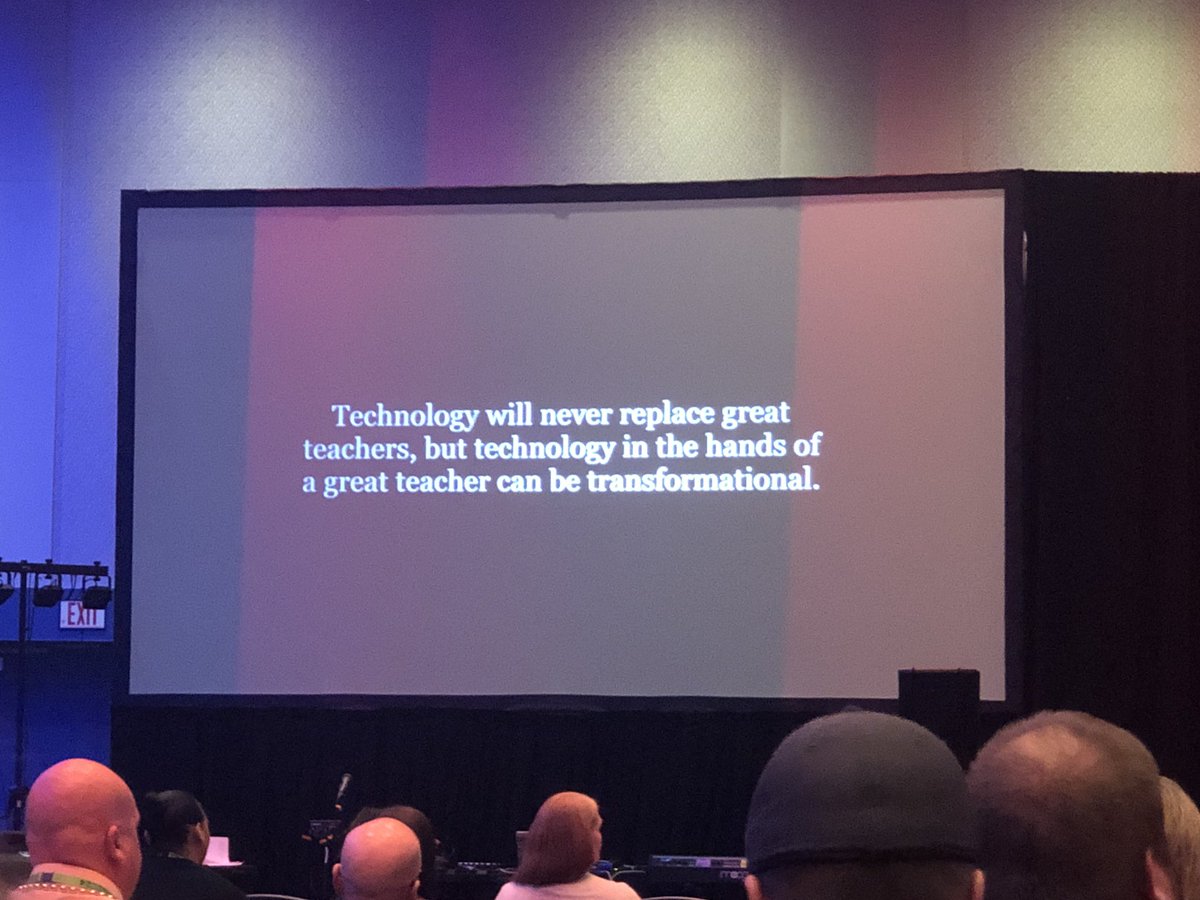 Blessed to have the opportunity to engage in the keynote session at #OETC24 Powerful message <a href="/gcouros/">George Couros</a>
